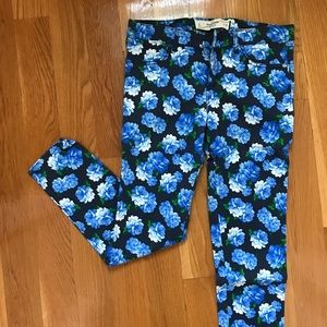 Abercrombie Floral Jeggings